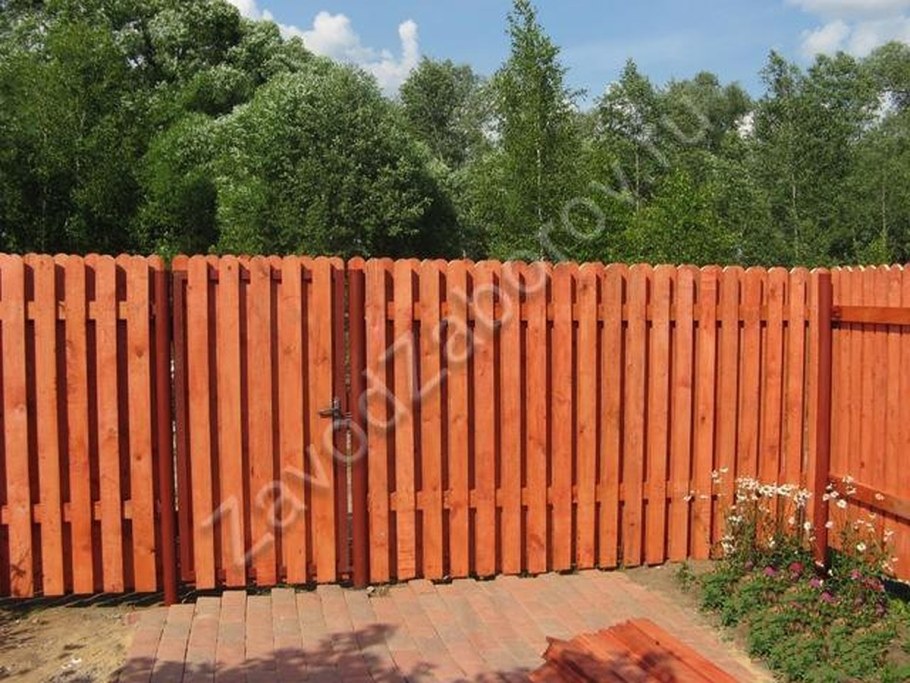 Деревянные заборы и ограждения