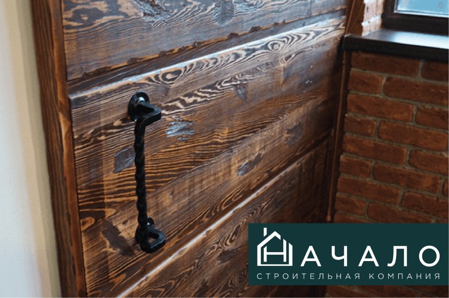 Отделка древесины под старину