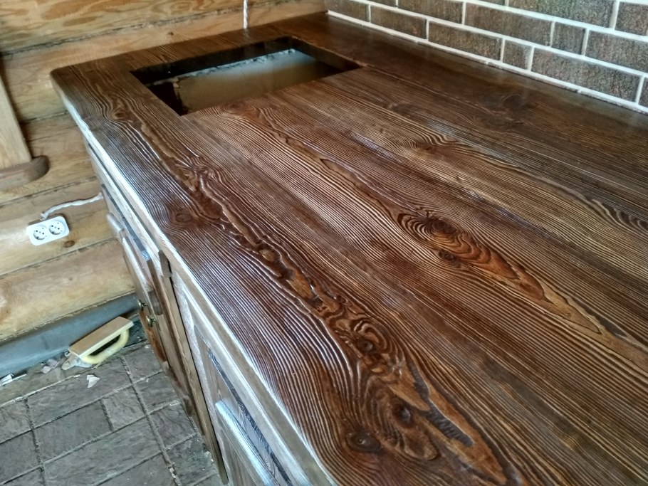 Столешница состаренное дерево