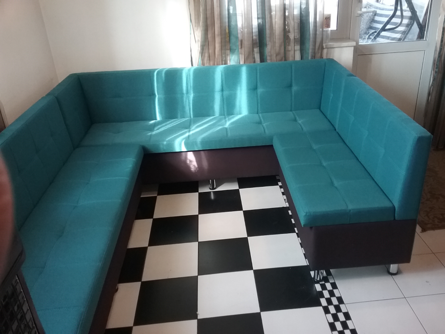 П образные диваны для кухни