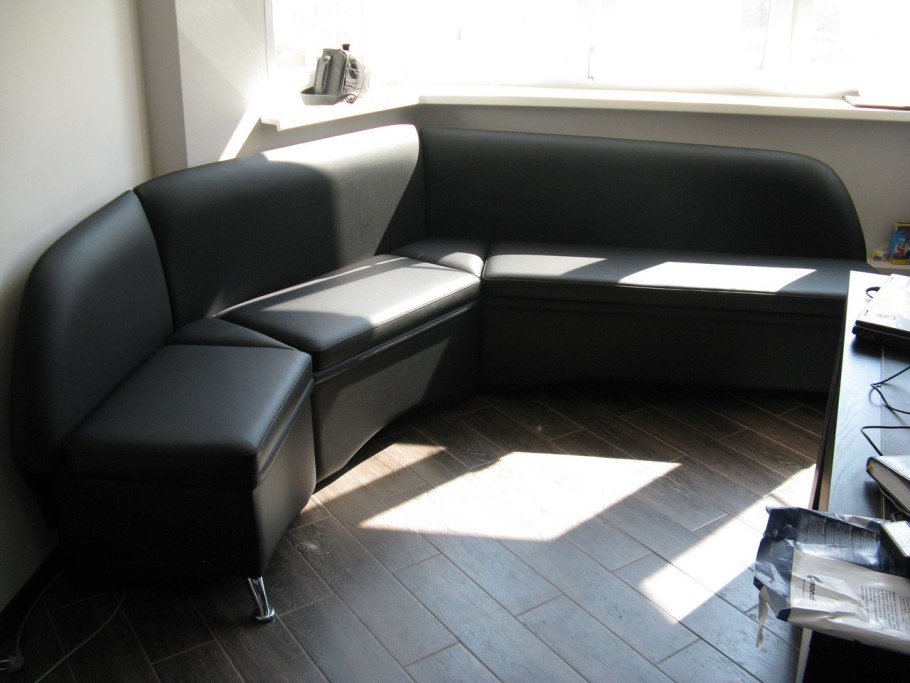 Кухонный эркерный диван п44т