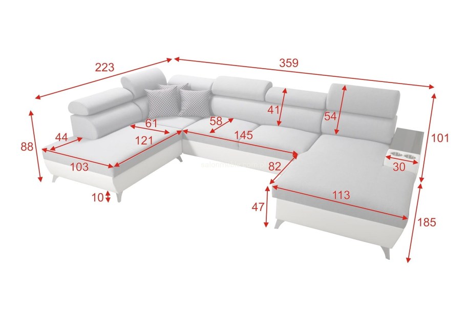 Диван кухонный угловой Домино Kombi