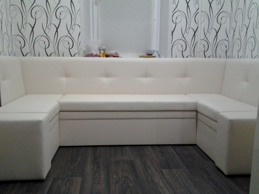 Кухонный диван п образный