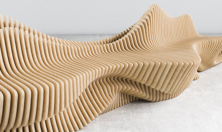 Параметрика из фанеры мебель