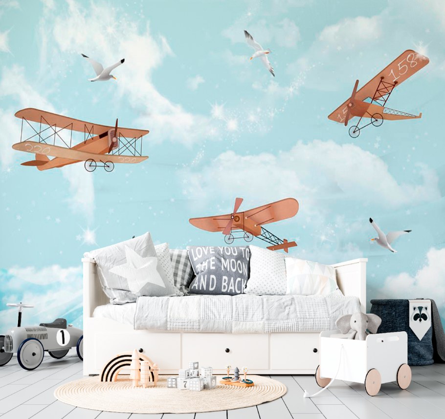 Фотообои самолеты на стену