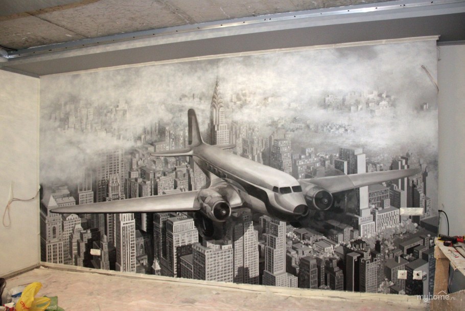 Фотообои самолет