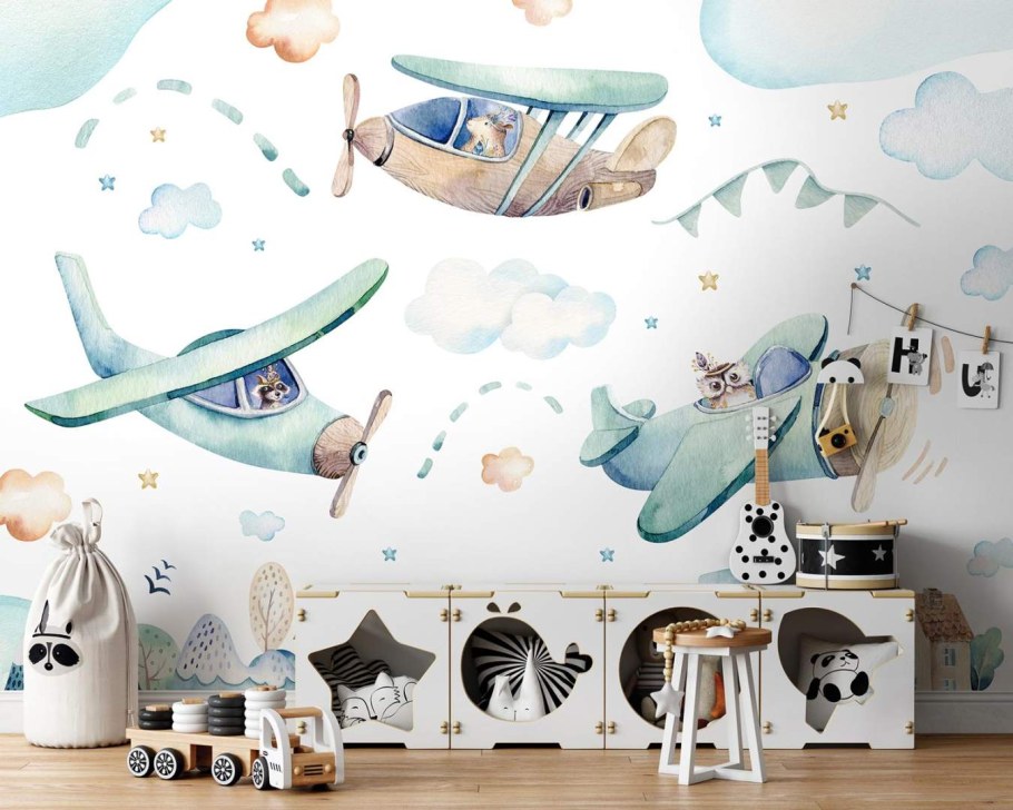 Фотообои самолеты на стену
