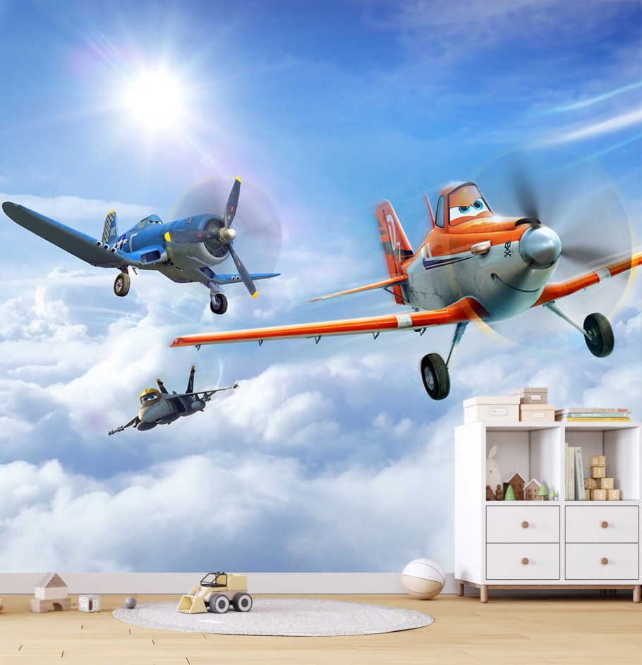 Обои с самолетами для детской