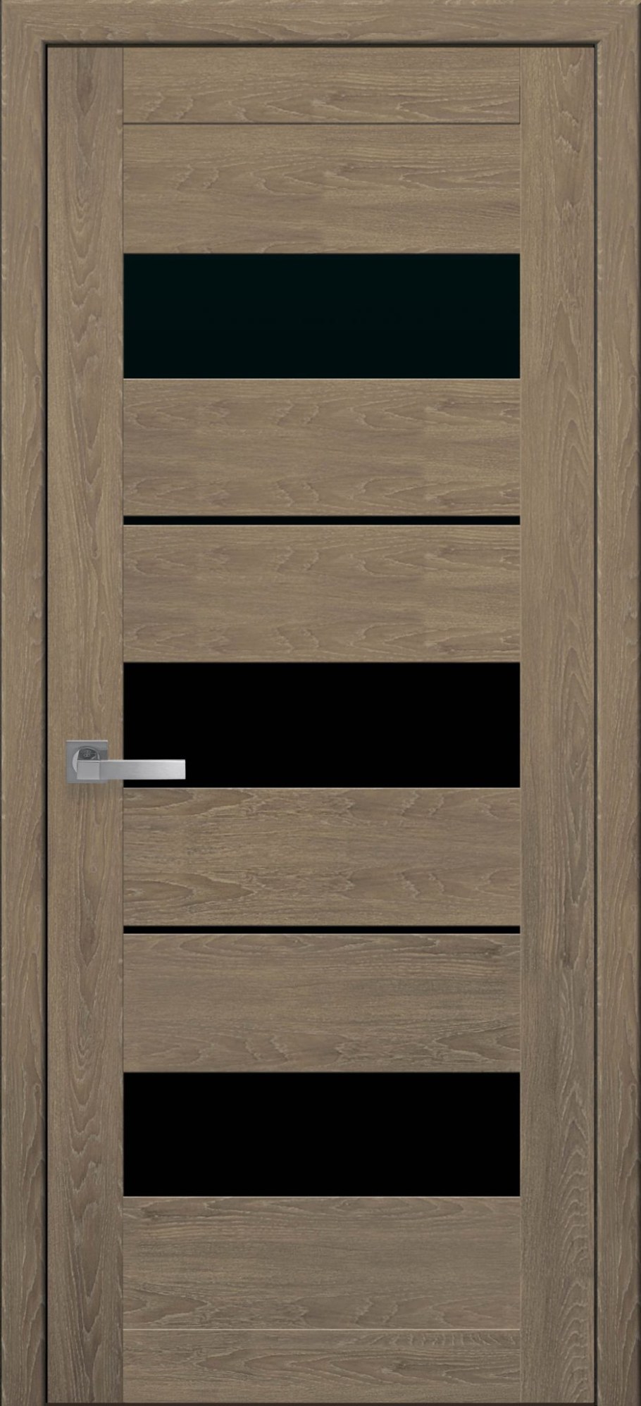 Дверное полотно до 17 лиственница белая (Эшвайт, белое стекло) 2000*600мм