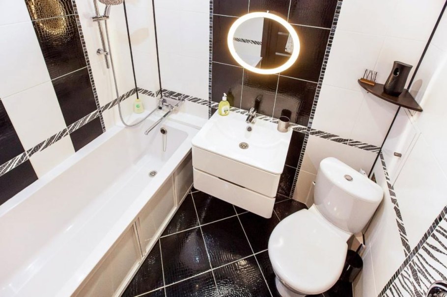 Ванная комната с туалетом 4 квадрата