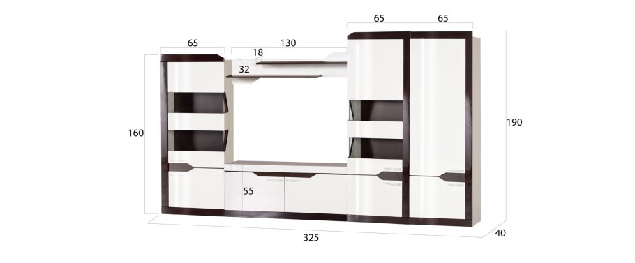 Стенка Рондо фабрика Яна