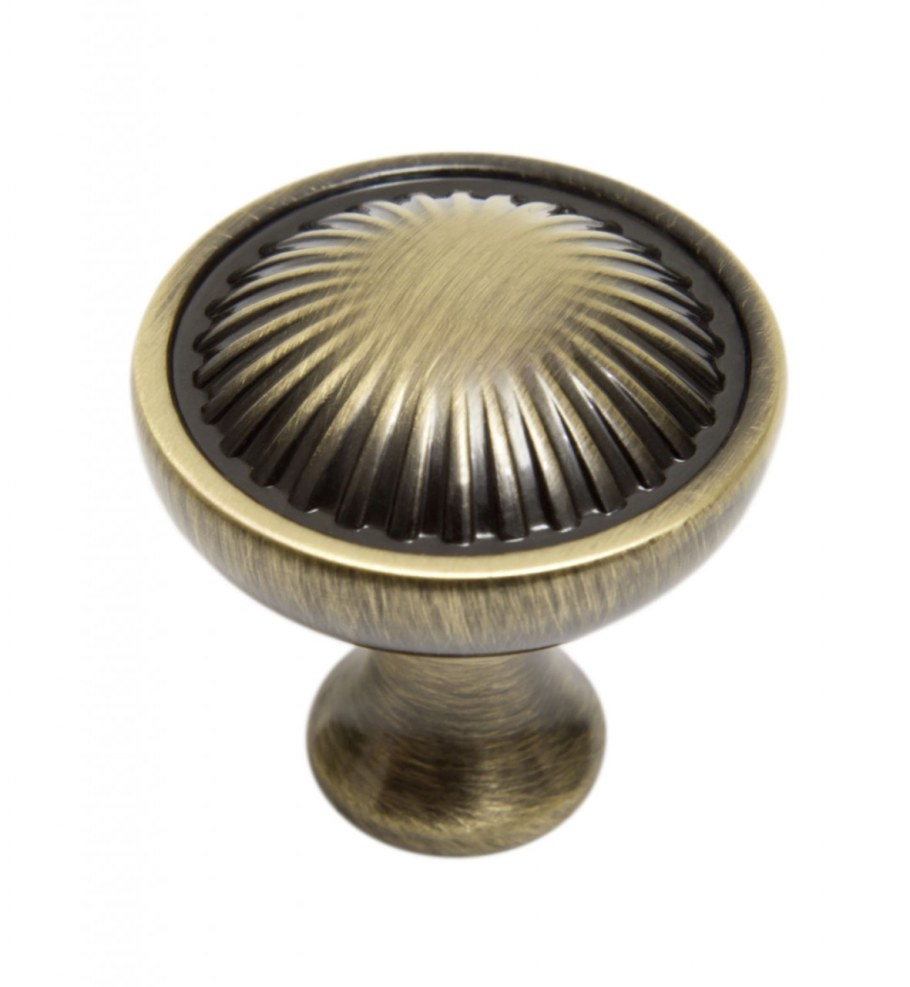 Ручка-кнопка Kerron античная бронза RK-027 ba