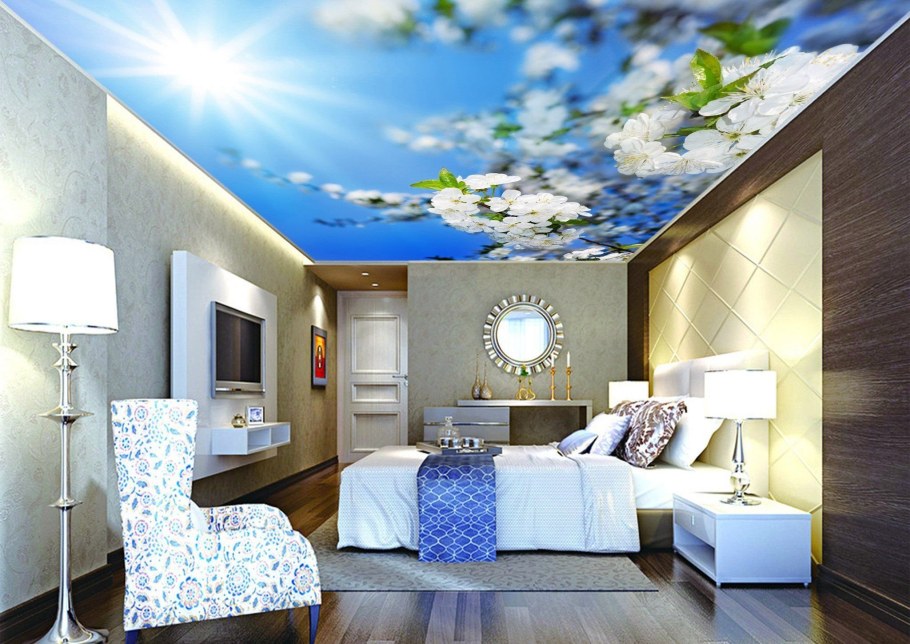 Фотопечать на потолке