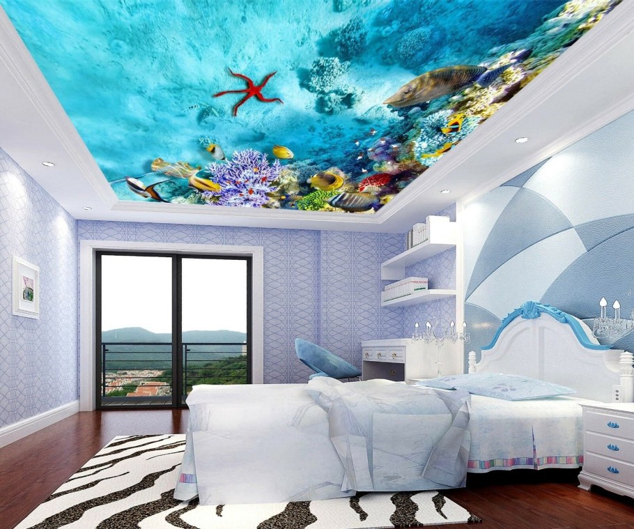 Натяжной потолок небо