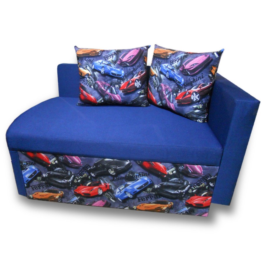 Диван Малютка раскладной фиолетовый