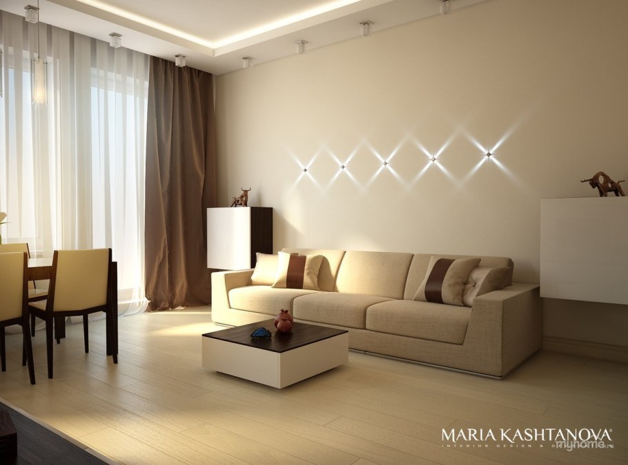 Светильник на стену над диваном