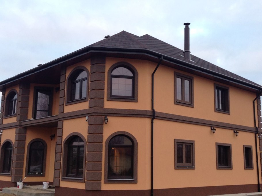 Облицовка фасада штукатуркой