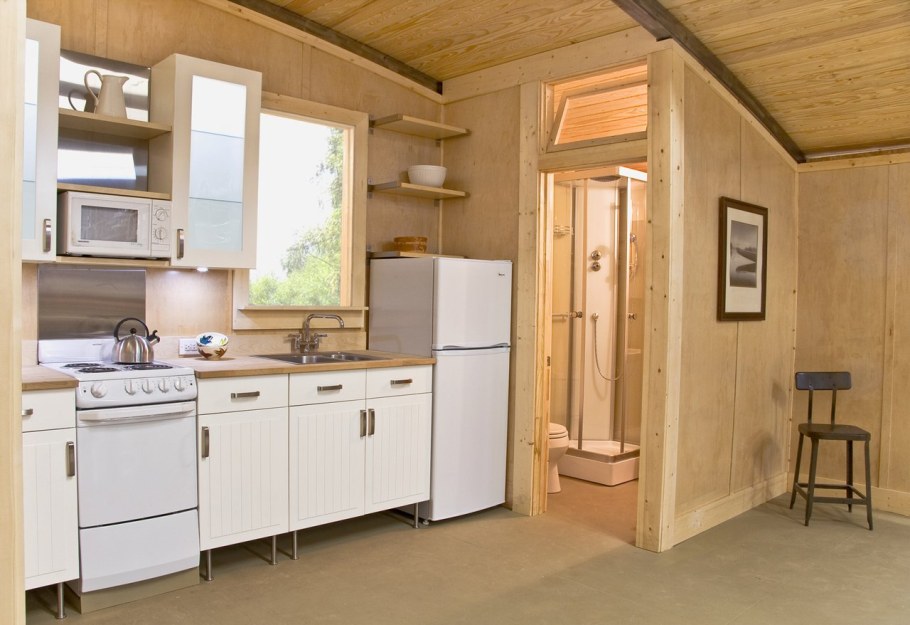 Tiny House с односкатной крышей