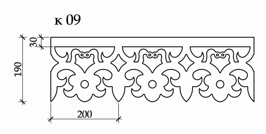 Резной наличник орнамент