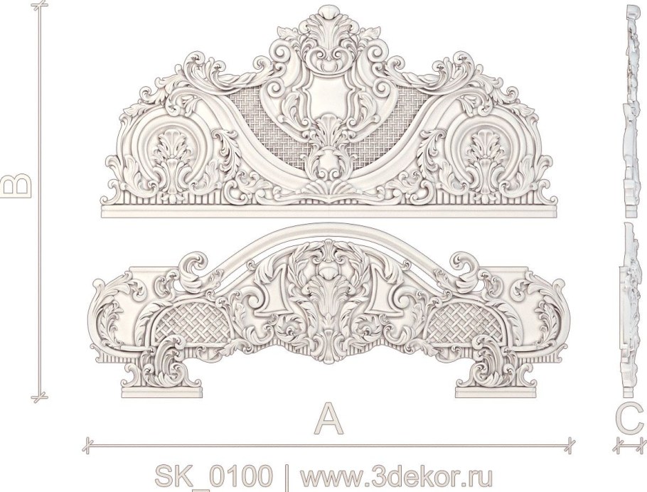 Резьба по дереву в стиле Барокко и рококо чертежи