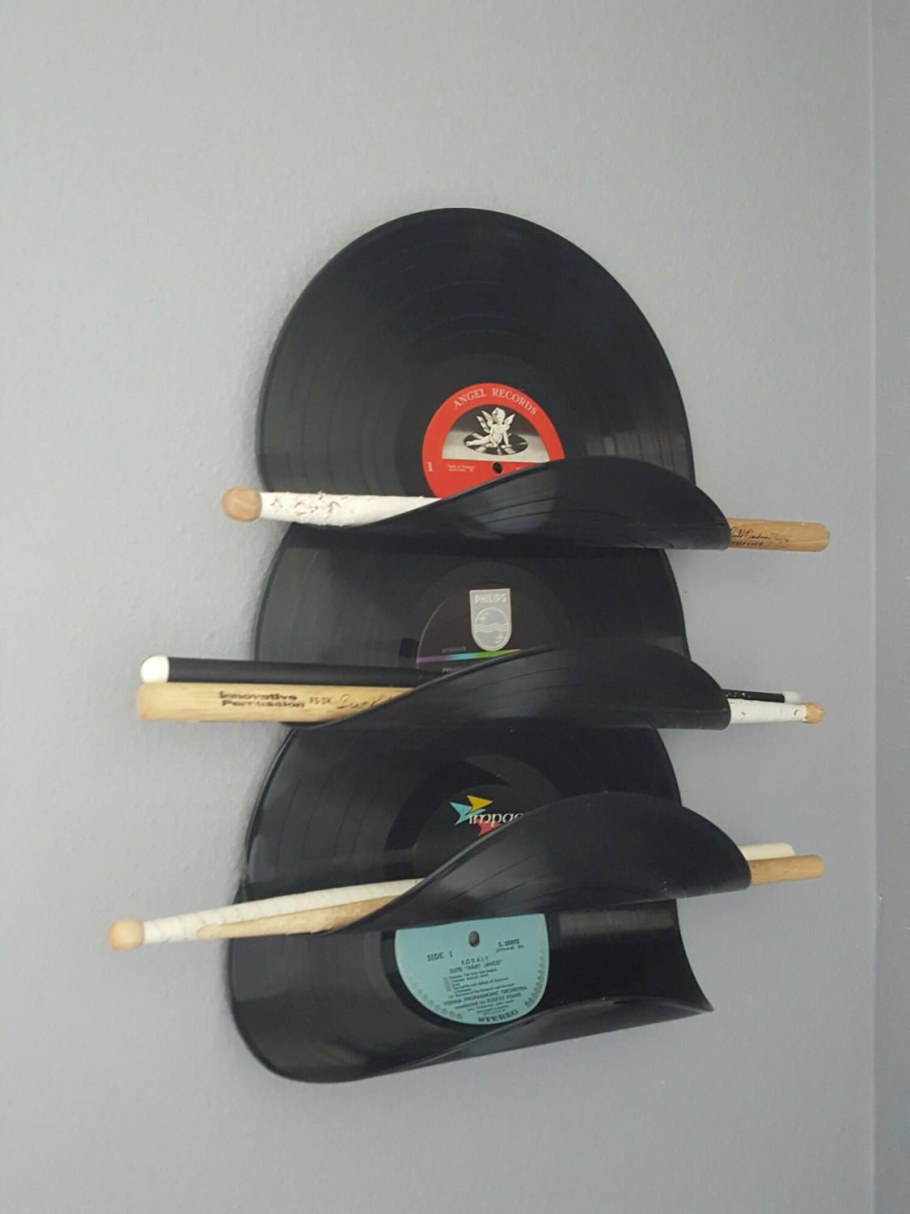 Изделия из старых пластинок