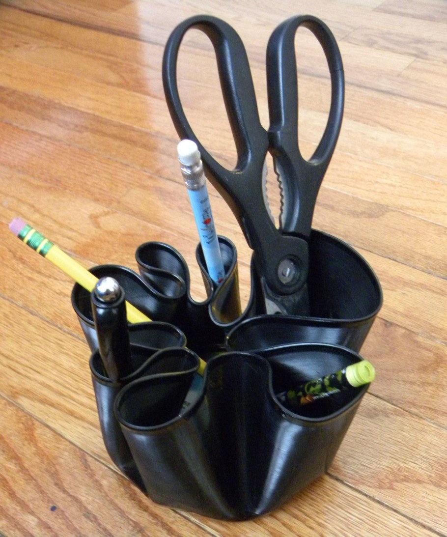 Мастер класс из винила часы