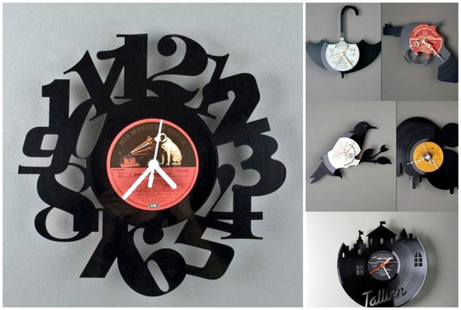 Виниловые пластинки в интерьере