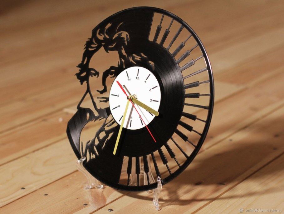 Старые пластинки в интерьере