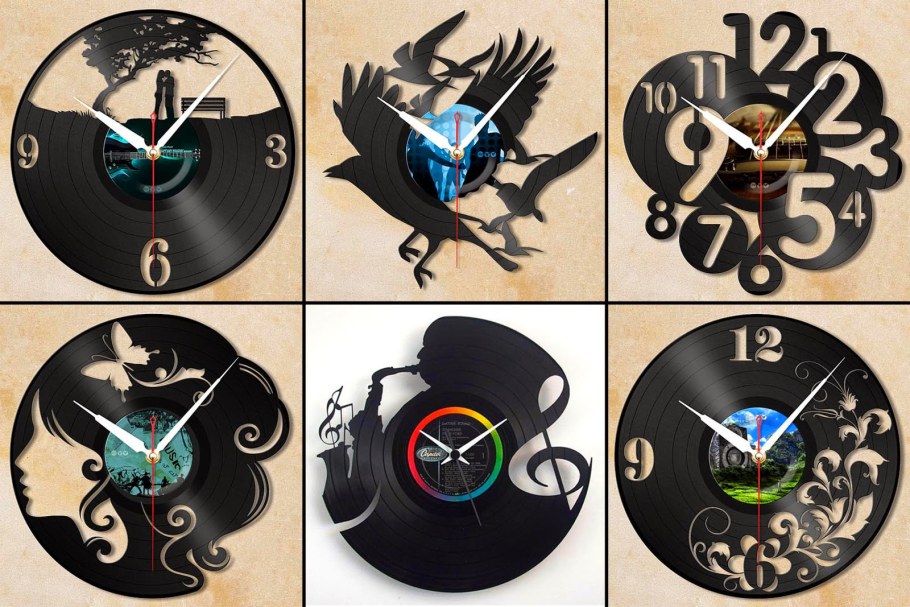 Светильник из пластинок