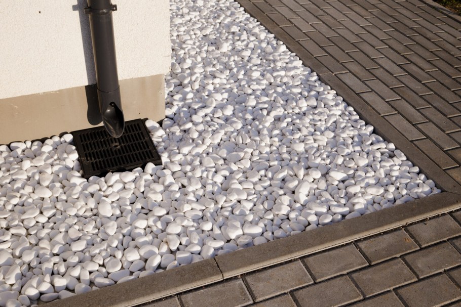 Отмостка щебнем