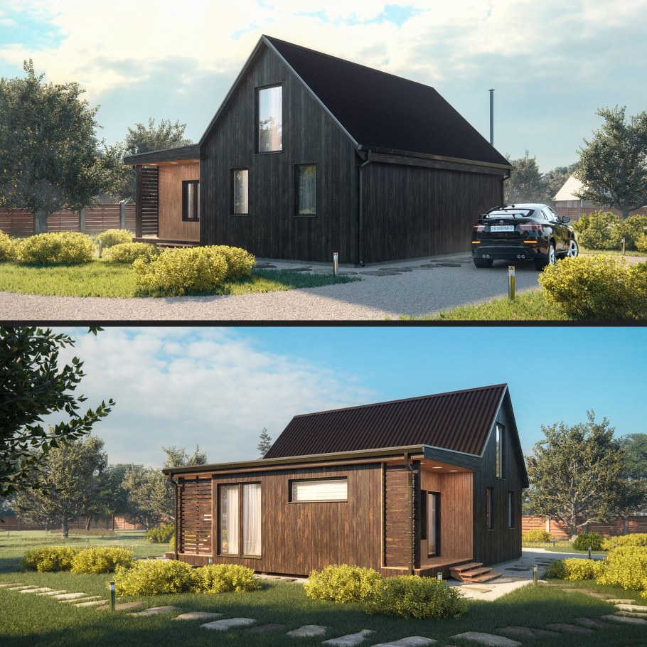 Перестройка дачного домика