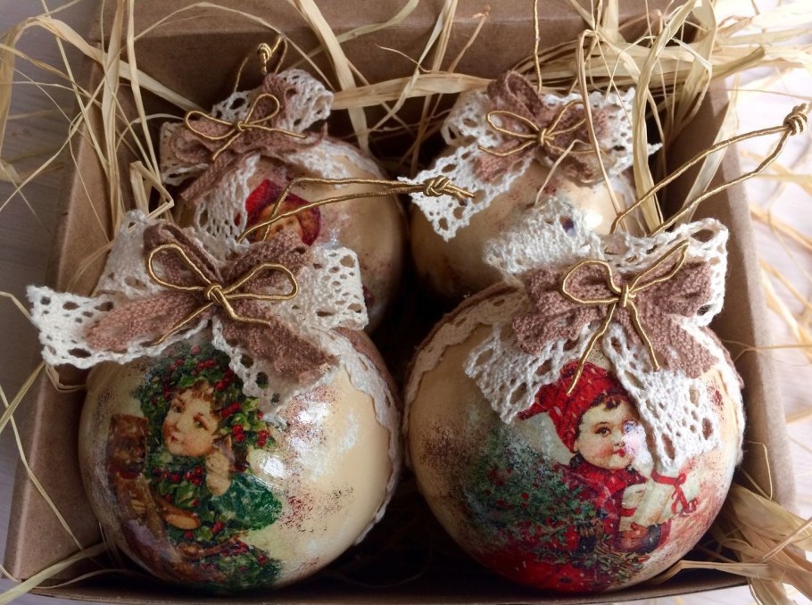 Винтажные новогодние игрушки