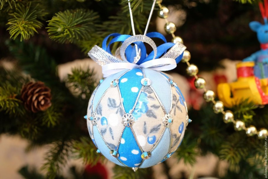 Новогодний шар своими руками