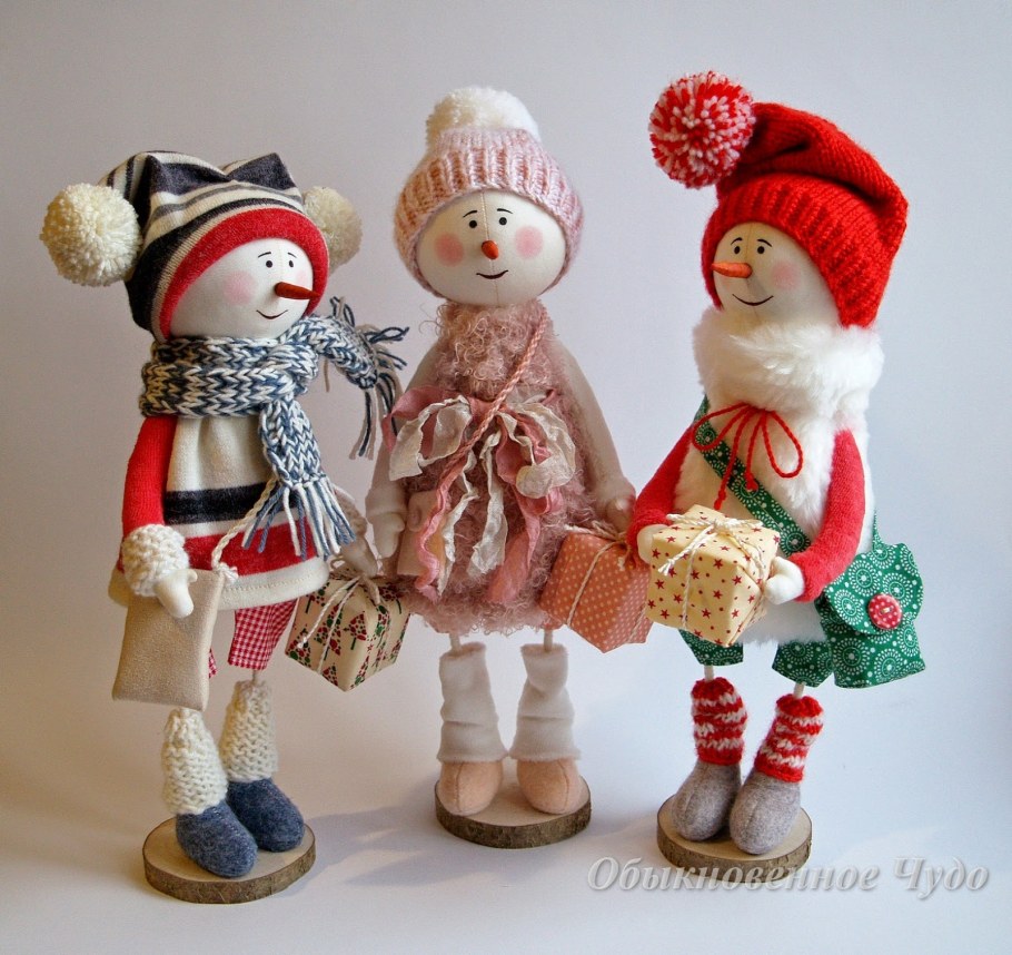 Новогодние интерьерные игрушки