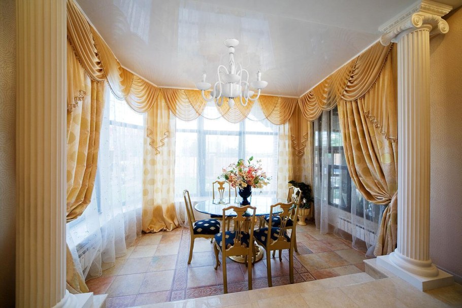 Шторы в стиле Ренессанс
