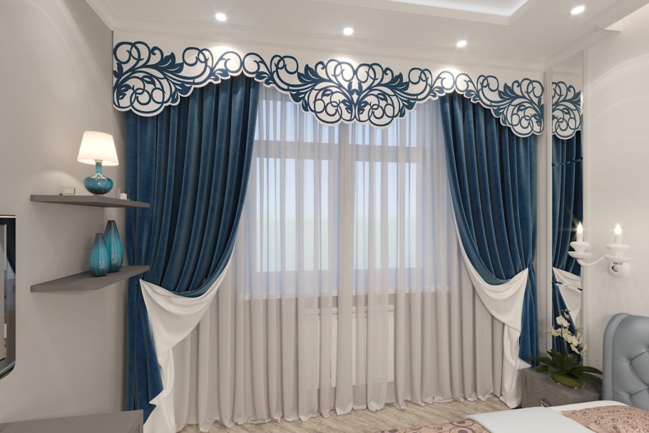 Ажур ламбрекен