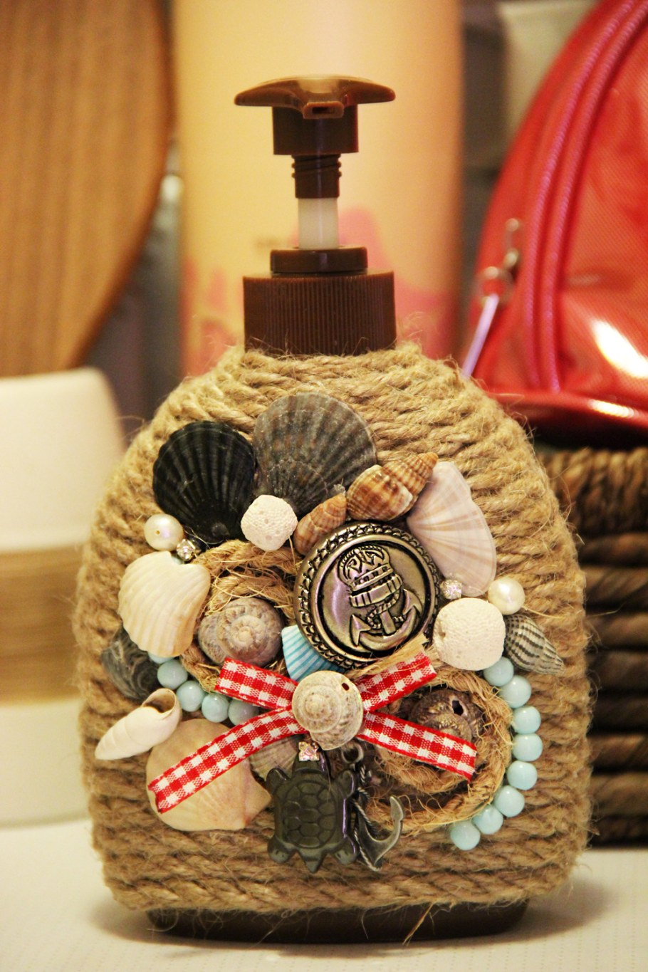 Бутылка для вина из джута