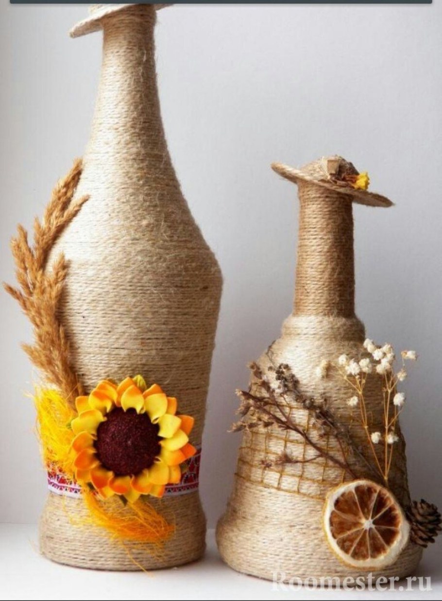 Ваза из шпагата