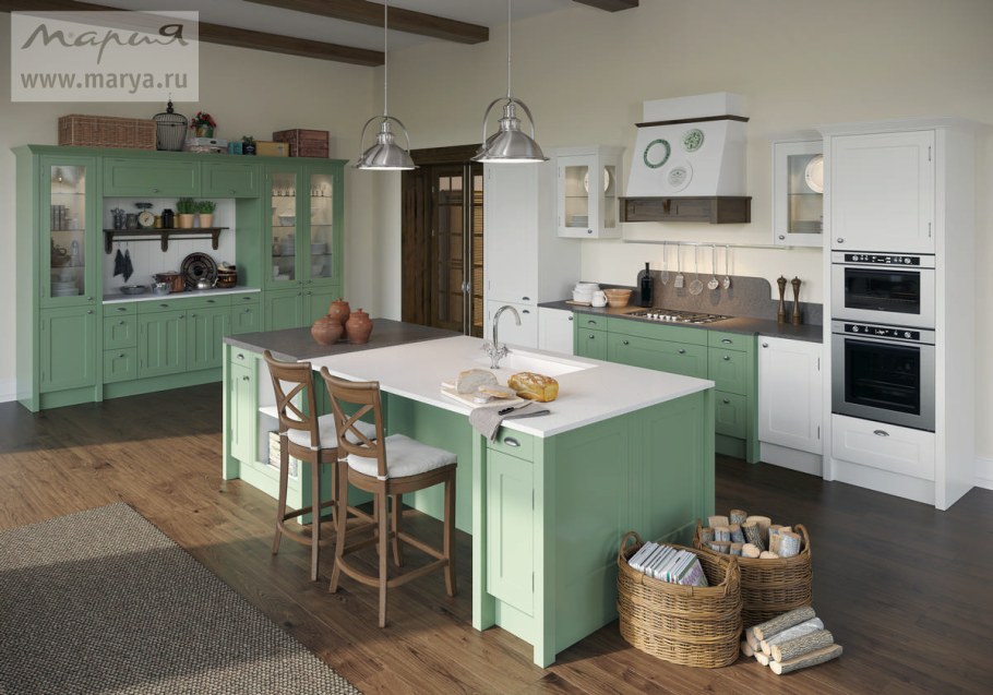 Кухни Мария Adele зеленая