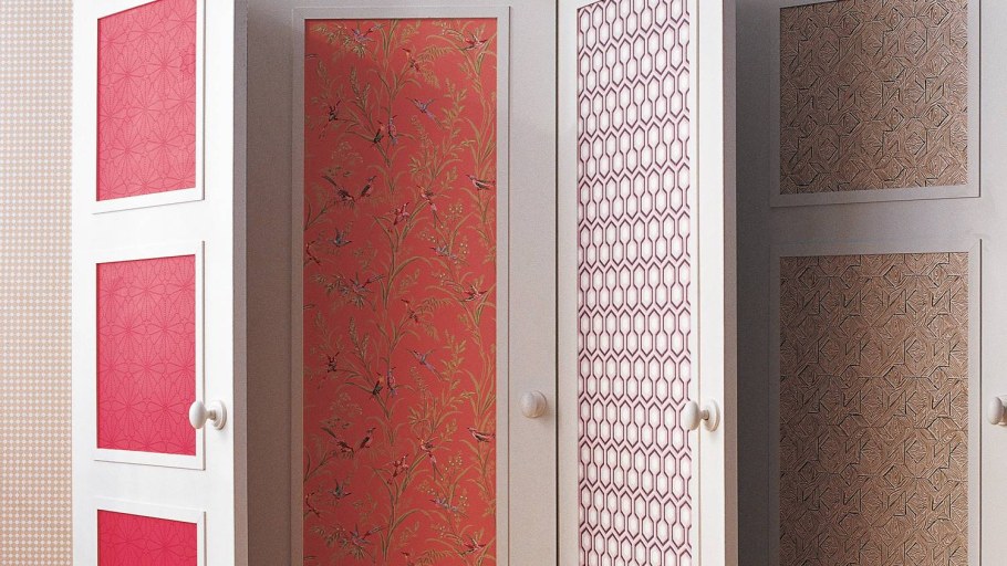 Межкомнатные двери обклеенные обоями