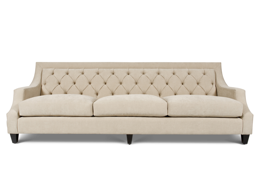 Светлый диван на прозрачном фоне