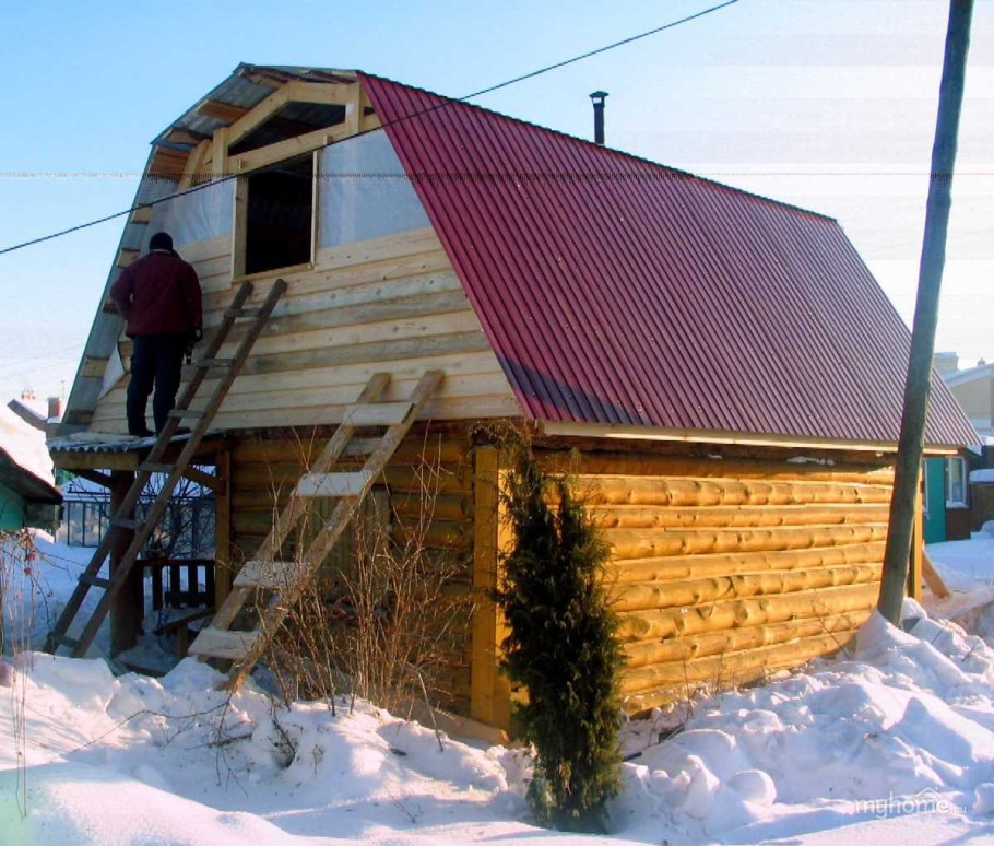 Крыши дачных домов
