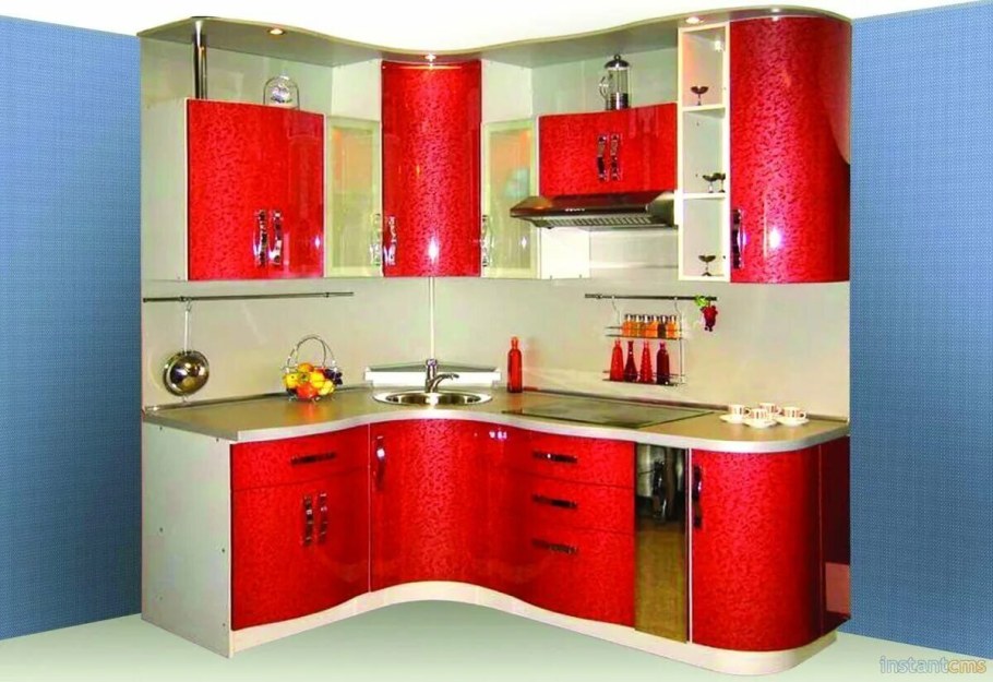 Кухонный гарнитур для маленькой кухни угловой