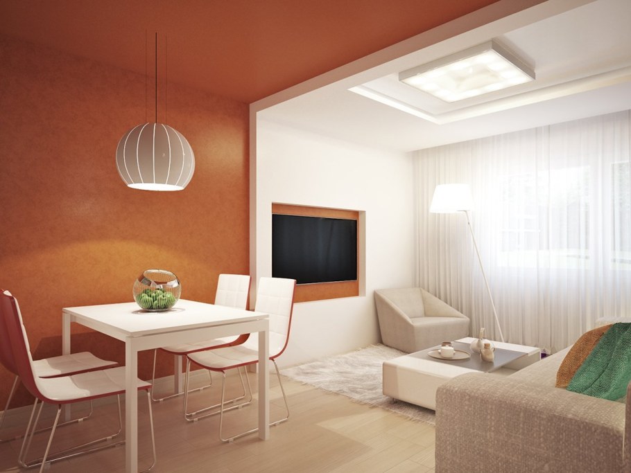 Кухня гостиная икеа 20м