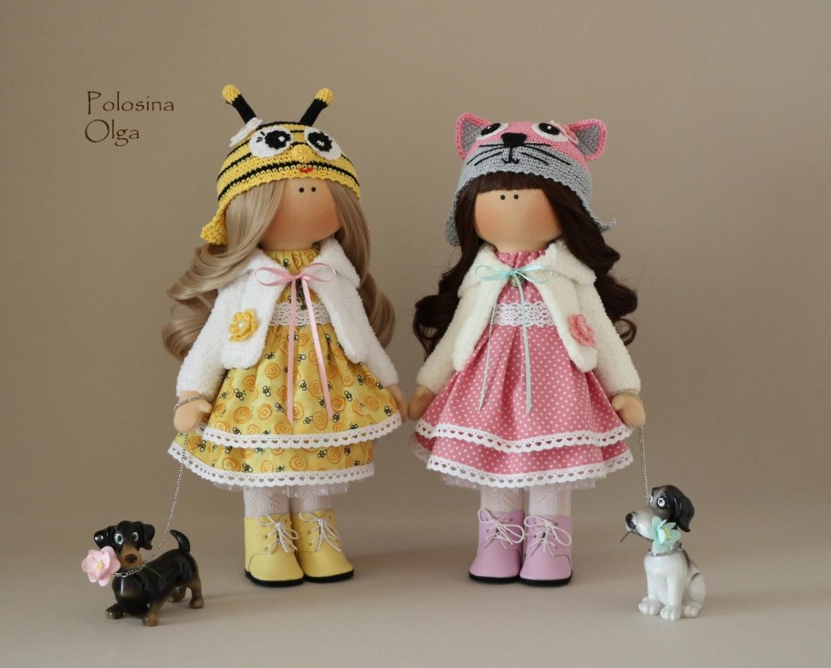 Текстильные куклы Ольга Полосина
