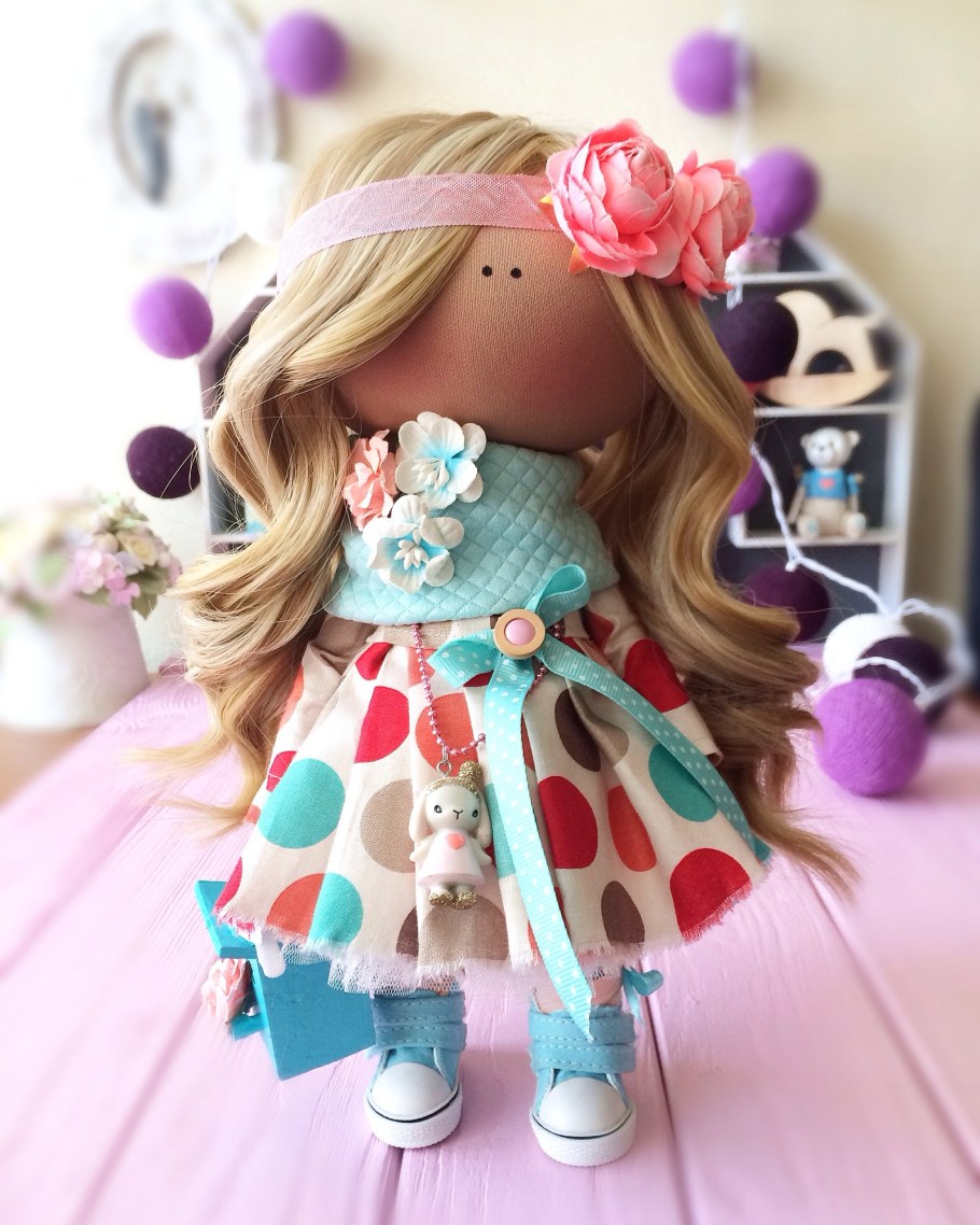 Куклы текстильные интерьерные