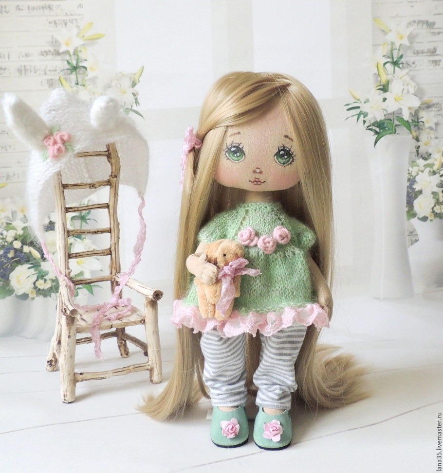 Куклы текстильные интерьерные