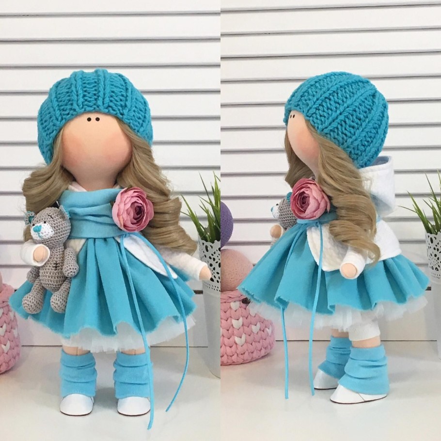 Наряды для интерьерных кукол