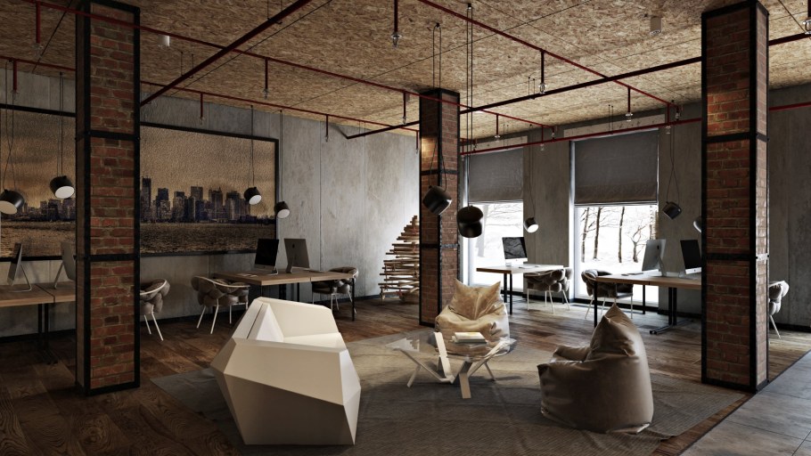 Лофт в 3д Макс