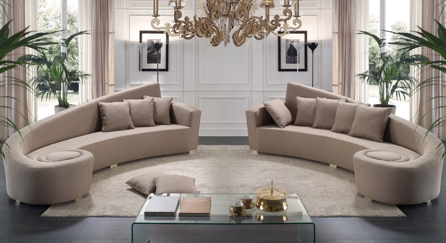 Эккерные диваны ардеко Италия